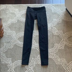 Black full length lululemon leggings size 2